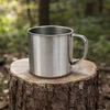 Profi Id TOURIST PLIENINIS PUODAS NERŪDIJANČIO NERŪDijančiojo NERŪDijančiojo puodo kempingo SURVIVAL BUSHCRAFT 450ml