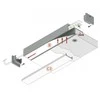 Bikuvalt LED juostos profilis PLANE14 SIDE, anoduoto aliuminio sp., 2m
