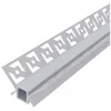 Avide įleidžiamas aliuminio profilis vidiniam kampui 46.8x24mm su matiniu dangteliu, 1m