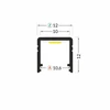Bikuvalt LED juostos profilis SMART10 AC2/Z, baltas, 2m