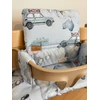 PROMOTION vandeniui atsparios pagalvėlės Stokke Tripp Trapp 2in1 mėlynos spalvos automobiliams