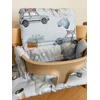 PROMOTION vandeniui atsparios pagalvėlės Stokke Tripp Trapp 2in1 mėlynos spalvos automobiliams