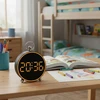 Pronet NOWOCZESNY ZEGAR BUDZIK LED ELEKTRONICZNY CYFROWY TEMPERATURA GODZINA