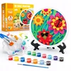 Pronice GIPSINĖ FIGŪRA GĖLĖMS DAŽYTI LITTLE ARTIST ARTIST SET PAINTS