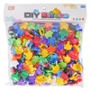 Pronice KŪRYBINGI 3D KONSTRUKCINIAI KLUOKLIAI VAIKAMS LITTLE GENIUS DIY SET 300 EL