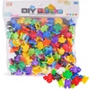 Pronice KŪRYBINGI 3D KONSTRUKCINIAI KLUOKLIAI VAIKAMS LITTLE GENIUS DIY SET 300 EL