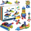 Pronice Mokomosios 3D daugiamatės statybinės plytos 308 vnt. 3+