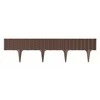 Prosperplast Dekoratyvinė tvorelė L390cm H18.6cm/5vnt. plastikinė/tamsiai ruda