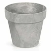 Prosperplast Dekoratyvinis gėlių vazonas Cube Beton Ø30cm H26.6cm plastikinis/šv.pilkas