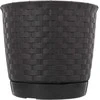 Prosperplast Dekoratyvinis gėlių vazonas Ratolla Round D25cm/H21.9cm tamsiai rudas