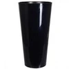 Prosperplast Dekoratyvinis gėlių vazonas Tubus Slime Shine D20cm/H38.1cm/8L antracito sp./plastikinis