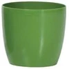 Prosperplast Dekoratyvinis gėlių vazonas Coubi D19cm/H17cm alyvuogių sp./apvalus/plastikinis