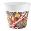 Prosperplast Dekoratyvinis gėlių vazonas IML D14cm H12.8cm plast./kalėd.motyvai