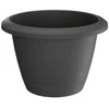 Prosperplast Dekoratyvinis gėlių vazonas Respana Basic D29.5cm H22.1cm plastikinis/t.pilkas