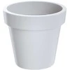 Prosperplast Dekoratyvinis gėlių vazonas Lofly D19.cm/H18.1cm baltas
