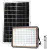 Bikuva.lt 40W LED prožektorius su saulės baterija, juodas, 6000K, dimeriuojamas