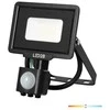 10W LED prožektorius MHC, juodas, 4000K, su judesio davikliu
