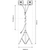 Prožektorius su stovu IP44 Eko-Light 2x30W 4000K