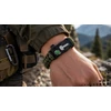 Przydasiepl SURVIVAL BRANCHLET 5in1 PARACORD COMPASS žalias