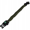 Przydasiepl SURVIVAL BRANCHLET 5in1 PARACORD COMPASS žalias