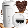 Przydasiepl TERMINIS PUODULIS KAVAI IR ARBATAI THERMOS 500ml EKRANAS LCD EKRANAS SMART