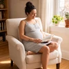 Przyszła Mama MARŠKINĖLIAI NEMŠČIAMS SU DIRŽELĖMIS DARBŲ LIGONINĖS ŠĖTINIMUI, MEDVILNĖ M