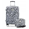 PUCCINI kelioninio lagamino rinkinys 2in1 vidutinis + ABS Zebra dėklas