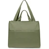 Puccini medžiaginė "shopper" rankinė su kišenėmis, žalia Td250-5