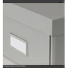 Pudełko na zabawki 23 x 32 x 14 cm balta IKEA HOVKRATS