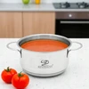 Puodas 1,6 l Tradicinis su dangčiu nerūdijančio plieno 16 cm Meyerhoff indukcija