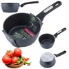PUODAS 18 cm PUODAS MARMURINIS PUODAS DUJŲ INDUKCINIS KAMILLE