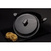 Puodas 28cm su dangteliu Sidabrinis 7L su Greblon C 3+ NOIS danga
