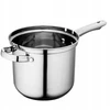 Puodas FRIES, grynuoliams, makaronams + sietelis, Altom Design Fabio garintuvas, 3,6 l