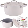 PUODAS INDUKCINĖ NEPRIKLAVIMAS ORKAITĖ ZILAN rusvai gelsvas Chef 20cm, 2,7L