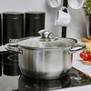 PUODAS indukcinis plieno dujinis dangtelis indų plovimo mašinai mažas Tadar Cori 20cm 3,4l