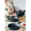 Puodas Isogona Market 5 L 32 cm aliuminio Juodas dujoms ir indukcijai