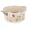Puodas kreminis emaliuotas Orion Maki 26 cm 5 l