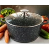 PUODAS SU MARMURO DANGA EDEL HOFF Juodas INDUCTION 5,5L 26cm