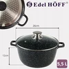 PUODAS SU MARMURO DANGA EDEL HOFF Juodas INDUCTION 5,5L 26cm