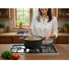 PUODAS SU MARMURO DANGA EDEL HOFF Juodas INDUCTION 5,5L 26cm