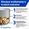PUODAS Tramontina Grano 26 cm 7,3 L – kvadratinis nerūdijančio plieno puodas su trigubu dugnu