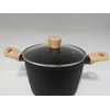 Puodas VITTORIO 20 cm/2,2 l Galicja nieprzywieralną danga juoda