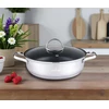 Puodas Zilner 20 cm / 2 L su marmuro danga, nerūdijantis plienas, indukcinis