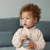 Puodelis do nauki picia dla dziecka 2vnt.. pilka 100% silikon 6m+ Everyday Baby