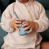Puodelis do nauki picia dla dziecka 2vnt.. pilka 100% silikon 6m+ Everyday Baby