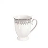 Puodelis porcelianinis DIANA 300 ml baltas Ambition 62949