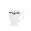 Puodelis porcelianinis DIANA 300 ml baltas/pilkas Ambition 62977