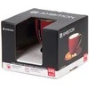 Puodelis porcelianinis ROYAL 220 ml su lėkštute raudonas Ambition 50987