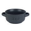 Puodelis sriubai su rankenėlėmis SOUP, pilkos sp., 13,5 cm