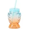 Puodelis su dangteliu ir šiaudeliu 530ml